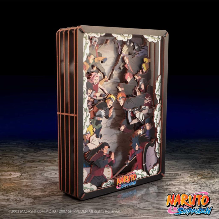 Naruto Shippuden Set de Construcción de Teatro de Madera – Escena de Batalla