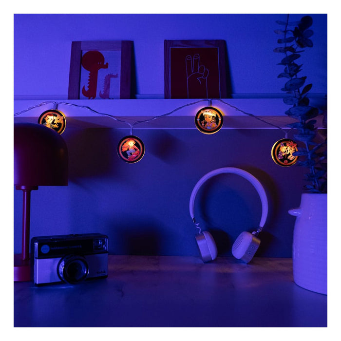 Guirnalda de luces Stranger Things personajes