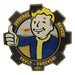 Placa de resina Fallout Vault Boy (Surface Never, Vault Forever)