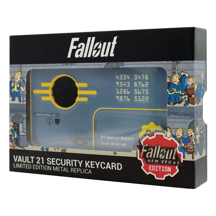 Réplique de la carte-clé Vault 21 Fallout New Vegas (Limited Edition)