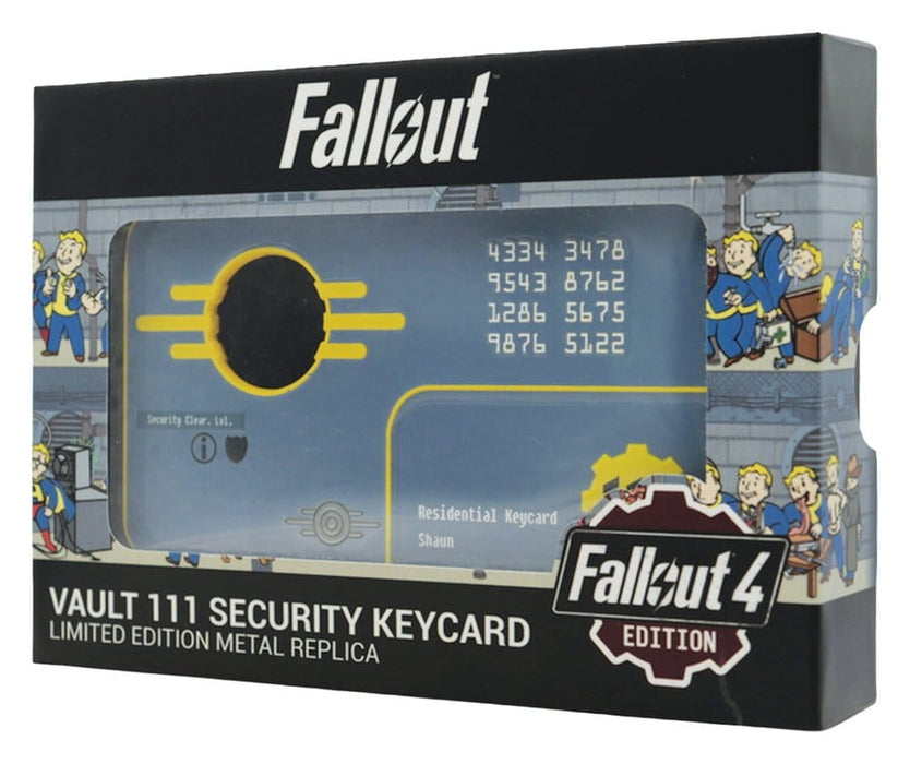 Réplica de la tarjeta llave de la Vault 111 de Fallout 4 (Limited Edition)