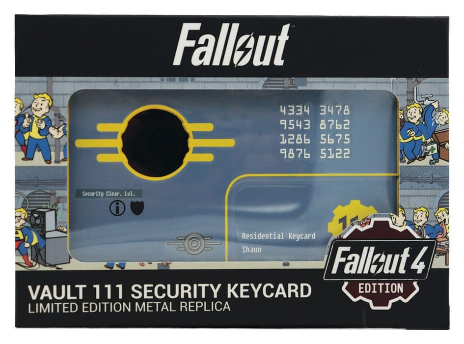 Réplica de la tarjeta llave de la Vault 111 de Fallout 4 (Limited Edition)