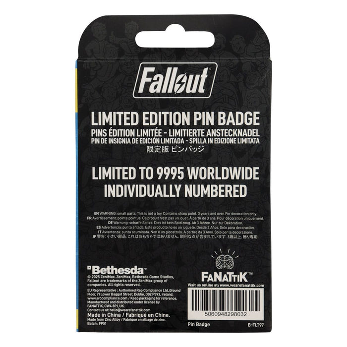 Fallout Pin Badge Vault Boy Charisma