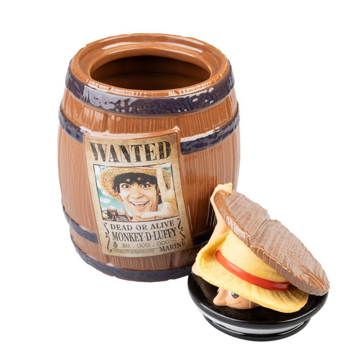 One Piece Fass-Keksdose Monkey D. Ruffy (Wanted)