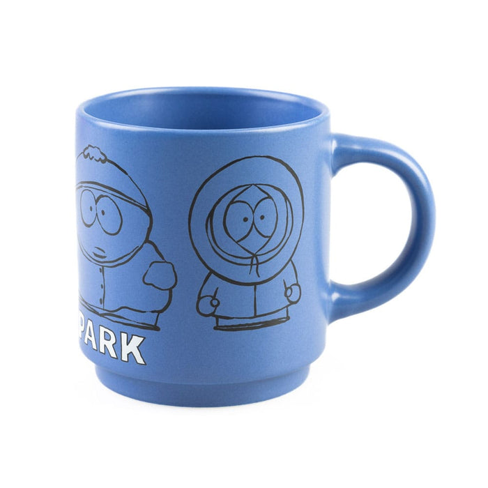 South Park Mokkenset (4 stapelbare keramieken mokken met standaard)