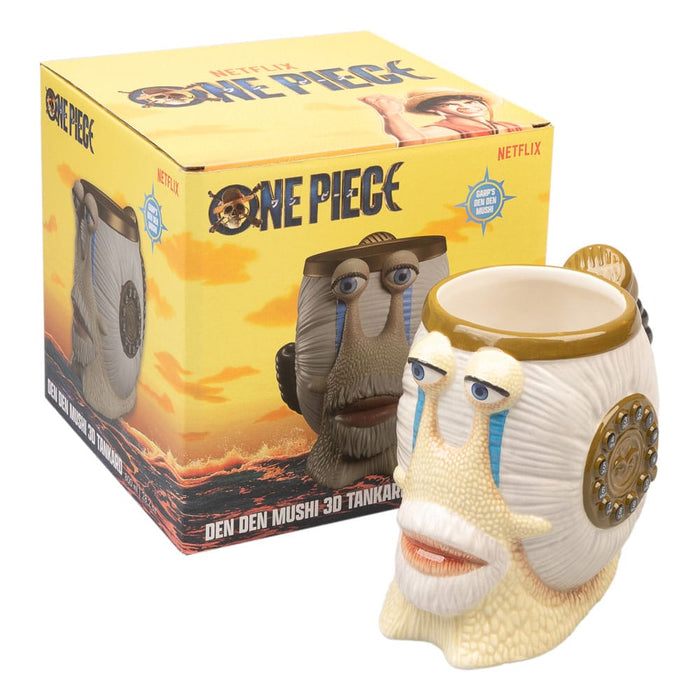 One Piece 3D-Krug Garps Teleschnecke (Netflix-Serie)