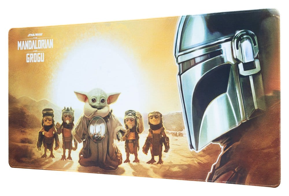 Star Wars The Mandalorian en Grogu XL Muismat