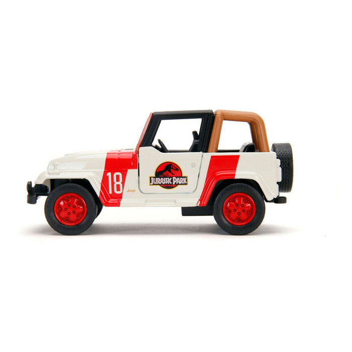 Coche a escala Jurassic World Jeep Wrangler 1:32