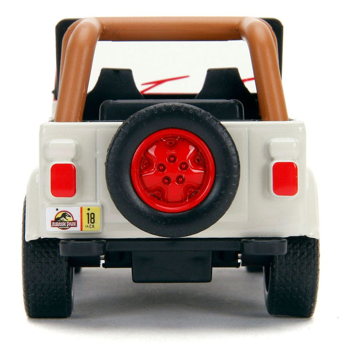 Coche a escala Jurassic World Jeep Wrangler 1:32