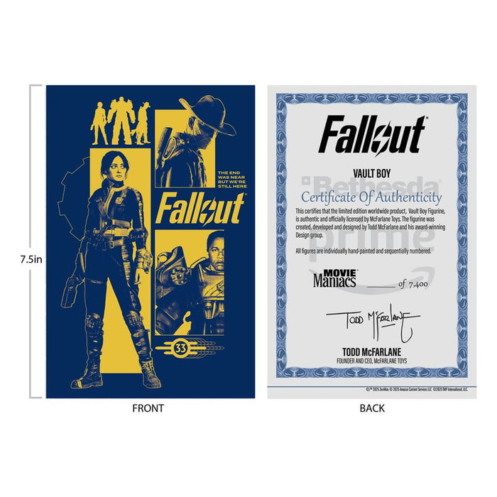Figura de acción Vault Boy de Fallout Movie Maniacs