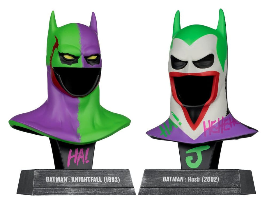 Batman Mask Replicas Knightfall and Hush in Joker Style