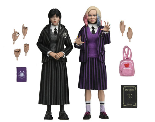 Wednesday Actionfiguren Wednesday Addams und Enid