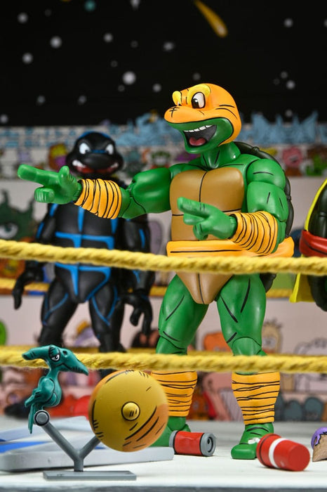 Teenage Mutant Ninja Turtles Stump Wrestling Confezione da 4 Action Figure (Archie Comics)