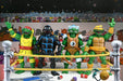 Teenage Mutant Ninja Turtles Stump Wrestling Confezione da 4 Action Figure (Archie Comics)