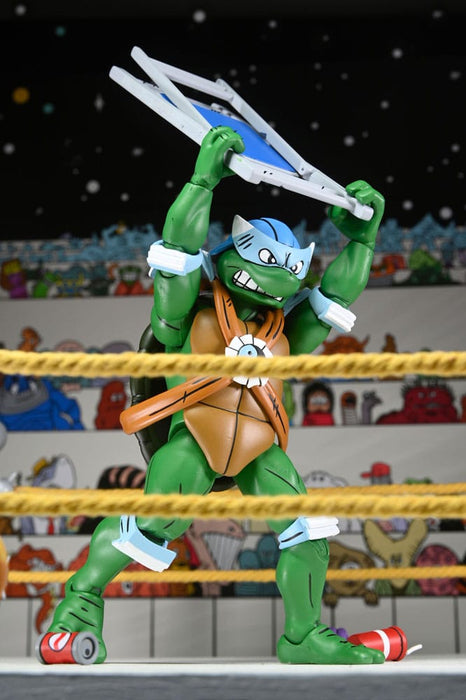Teenage Mutant Ninja Turtles Stump Wrestling Confezione da 4 Action Figure (Archie Comics)
