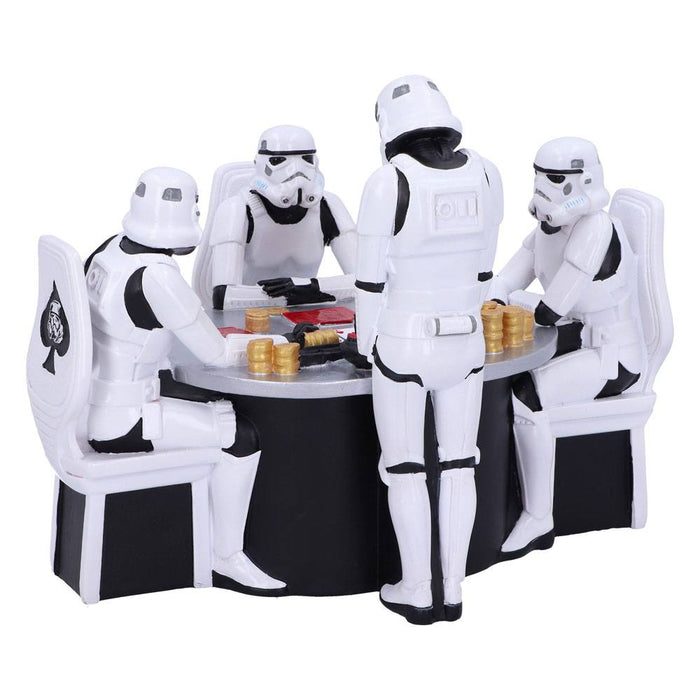 Diorama Star Wars Stormtroopers au poker