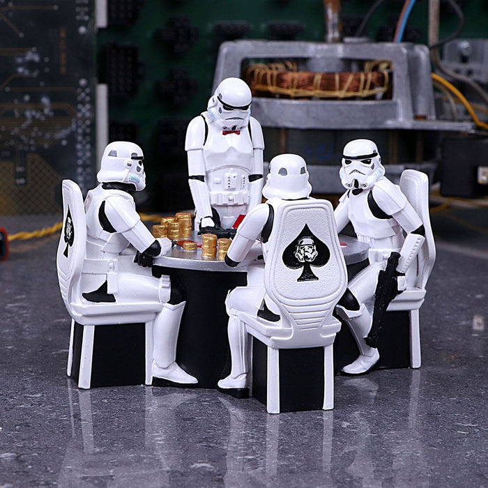 Diorama Star Wars Stormtroopers au poker
