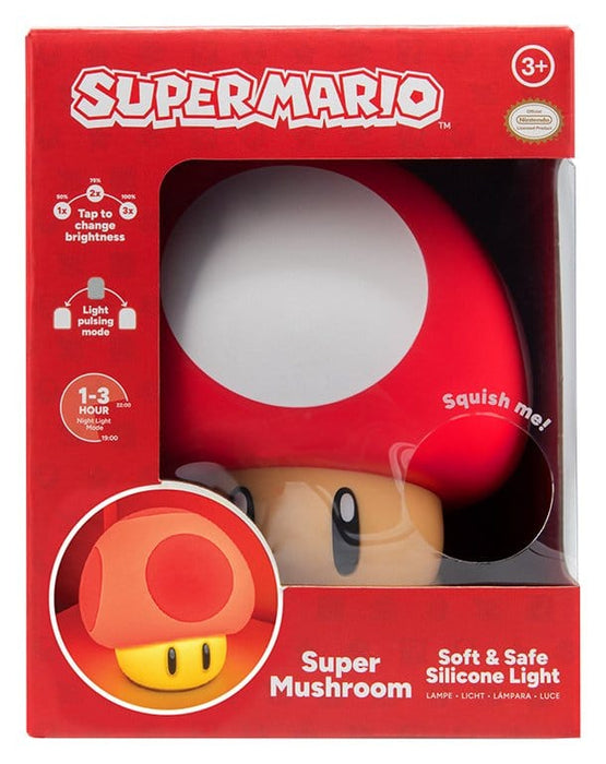 Lampada in silicone Super Mario Super Fungo