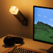 Minecraft Fackel-Lampe (für Tisch und Wand)