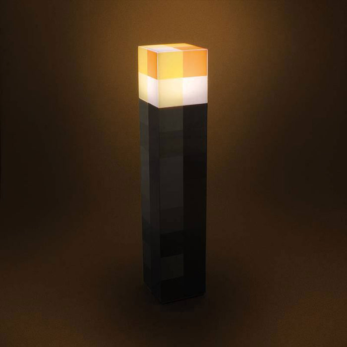 Minecraft Fackel-Lampe (für Tisch und Wand)