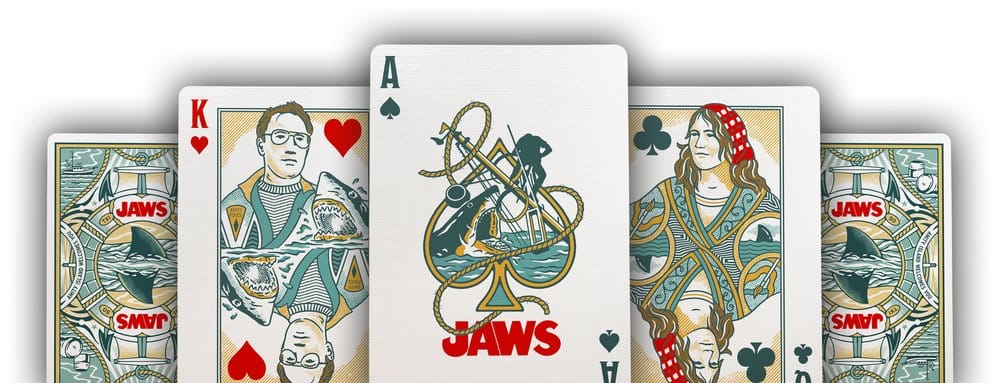Cartas de juego premium de Tiburón
