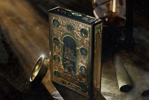 The Lord of the Rings speelkaarten met gouden ornamenten