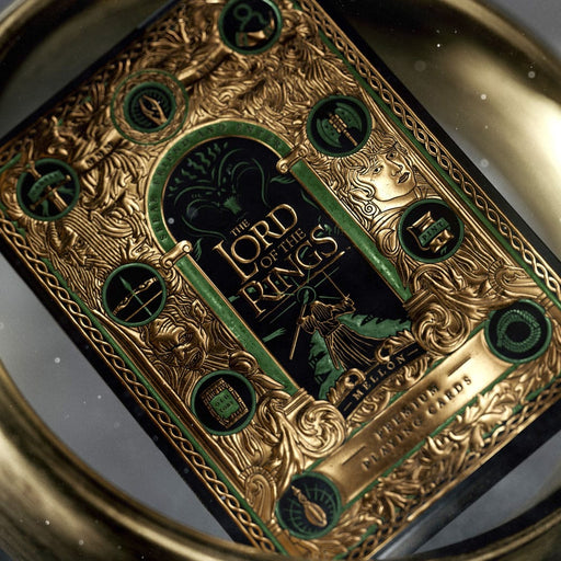 The Lord of the Rings speelkaarten met gouden ornamenten