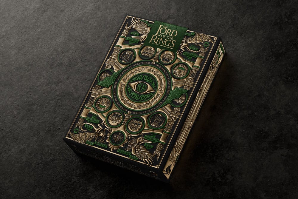 The Lord of the Rings Playing Cards with Gold Ornaments
