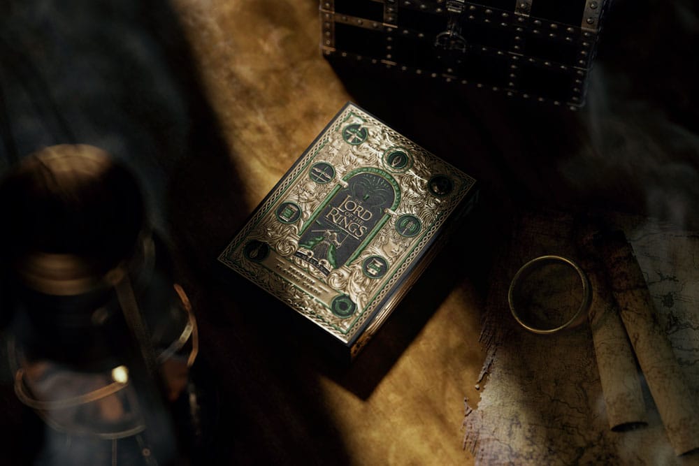The Lord of the Rings Playing Cards with Gold Ornaments