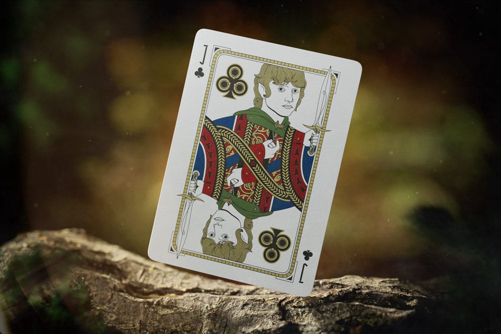 The Lord of the Rings Playing Cards with Gold Ornaments
