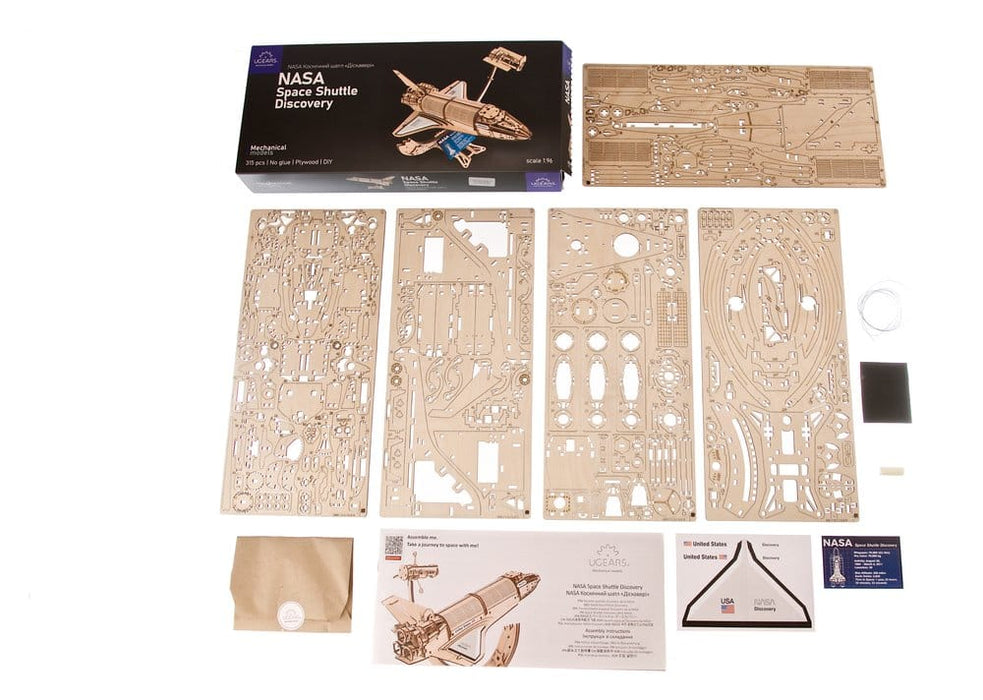 NASA Space Shuttle Discovery 3D-Holzbausatz