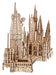 Harry Potter kit di modellismo in legno Castello di Hogwarts