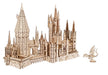 Harry Potter kit di modellismo in legno Castello di Hogwarts