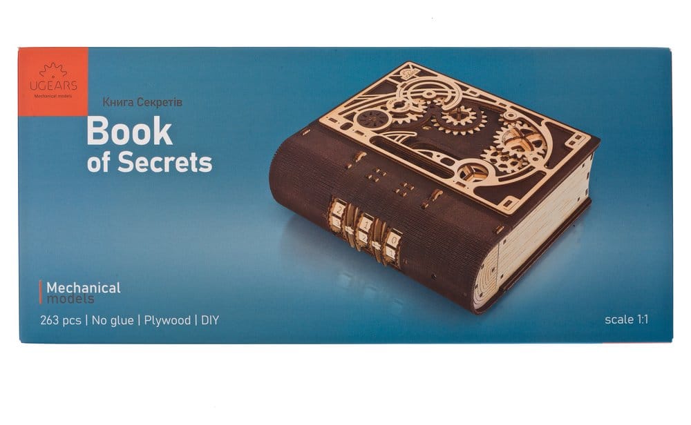 Maquette en bois Livre des secrets