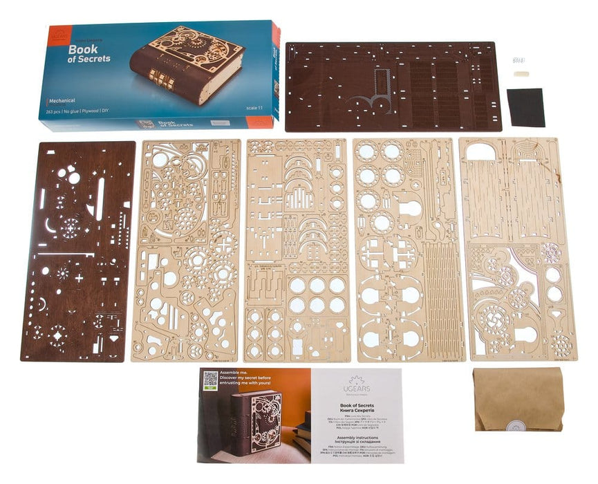 Maquette en bois Livre des secrets
