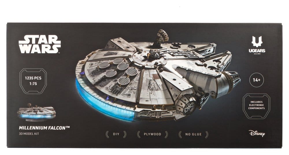 Kit de maqueta de madera Star Wars Halcón Milenario
