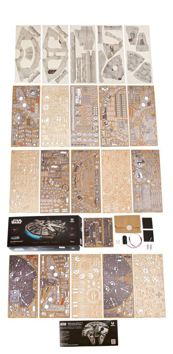 Kit de maqueta de madera Star Wars Halcón Milenario